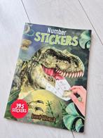 Number stickers doeboek Dino World nieuwstaat, Ophalen of Verzenden, Nieuw, Puzzelen