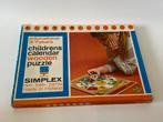 Simplex houten puzzel Childrens Calender puzzle nr 158, Gebruikt, Van hout, 4 tot 6 jaar, Meer dan 50 stukjes