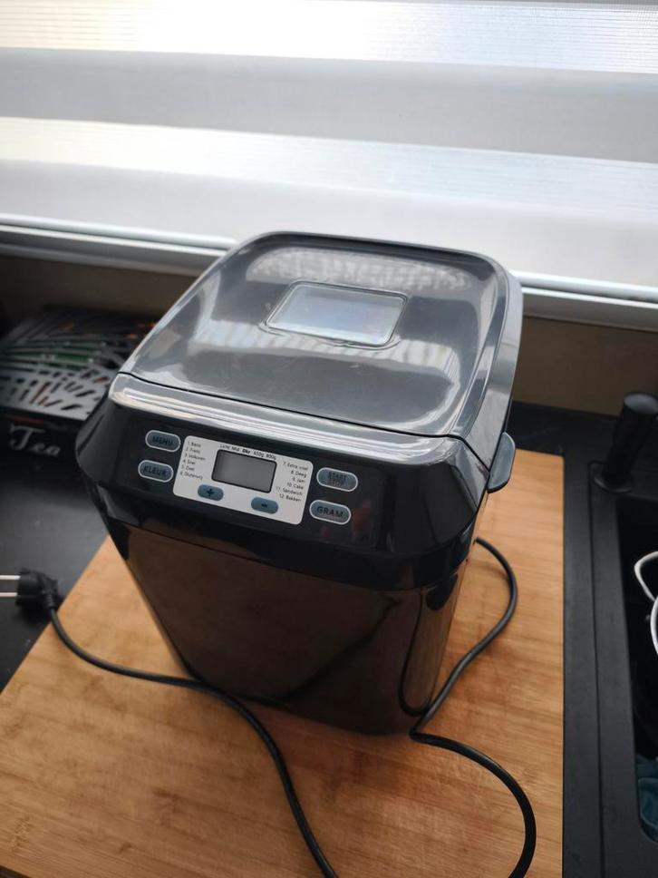 broodbakmachine, Witgoed en Apparatuur, Broodbakmachines, Gebruikt, Met timer, 400 tot 800 gram deeg, Kijkvenster, Ophalen