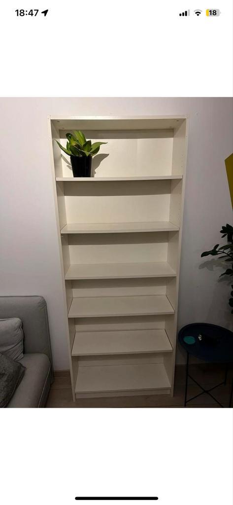 Ikea Billy Boekenkast - Wit, Huis en Inrichting, Kasten | Boekenkasten, Gebruikt, 50 tot 100 cm, 200 cm of meer, 25 tot 50 cm