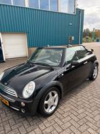 Mini 1.6 16V Cooper Cabrio 2005 Zwart, Auto's, Mini, Voorwielaandrijving, Zwart, 4 cilinders, 4 stoelen