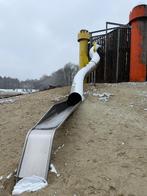RVS buisglijbaan (KOMPAN) – 2006 – 15 meter lang, Kinderen en Baby's, Speelgoed | Buiten | Speeltoestellen, Ophalen, Gebruikt