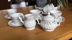 Suiker en melk set, kop en schotel Spring Fields, Antiek en Kunst, Ophalen