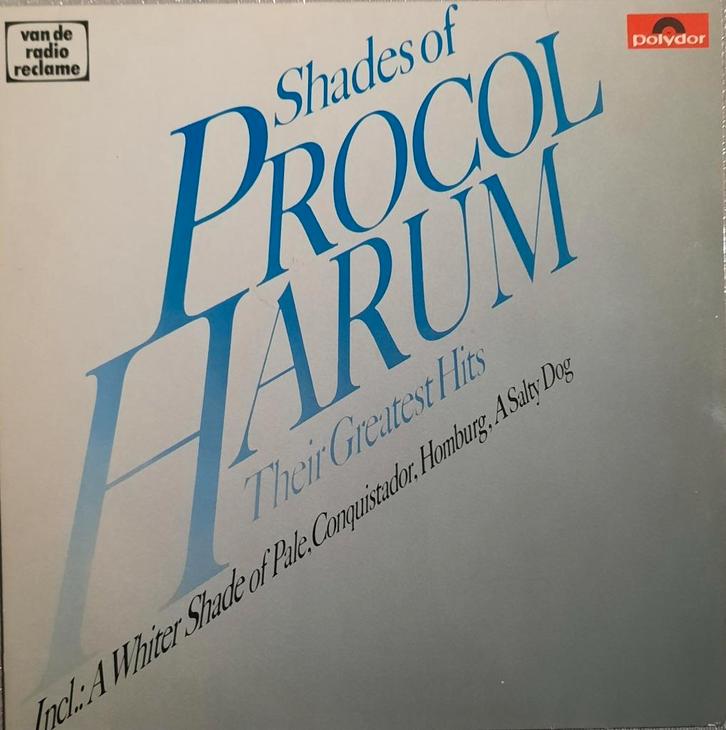 ELPEE - LP - PROCOL HARUM - SHADES OF THEIR GREATEST HITS., Cd's en Dvd's, Vinyl | Pop, Gebruikt, 1960 tot 1980, Overige formaten