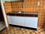 Keukenblok met spoelbak, Huis en Inrichting, Ophalen of Verzenden, Gebruikt, Enkelwandige keuken