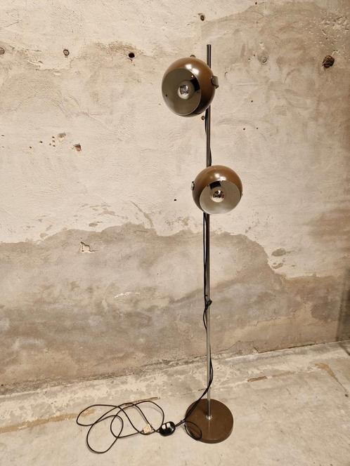 vintage bollenlamp eyeball liight vloerlamp herda Gepo stijl, Huis en Inrichting, Lampen | Vloerlampen, Gebruikt, 100 tot 150 cm