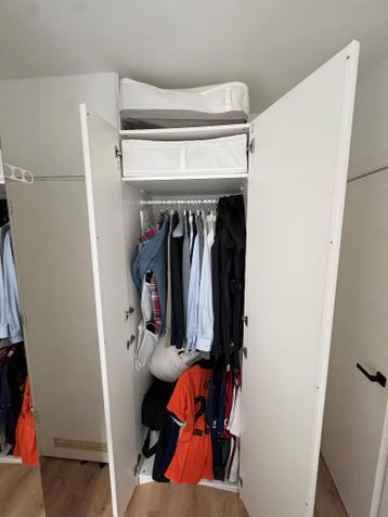 IKEA PAX kast met Forsand deuren en dubbele kledingroede - afbeelding 2