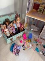 Barbiehuis + veel accessoires!, Kinderen en Baby's, Speelgoed | Poppen, Ophalen, Gebruikt, Barbie