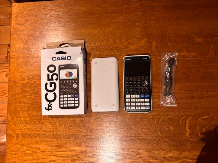 casio fx cg50 grafische rekenmachine, Diversen, Rekenmachines, Zo goed als nieuw, Grafische rekenmachine, Ophalen of Verzenden