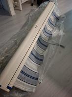 Zonnescherm: met knikarm Zeer mooi! Blauw/grijs/wit., Ophalen, 150 tot 300 cm, Knikarmscherm, Minder dan 250 cm