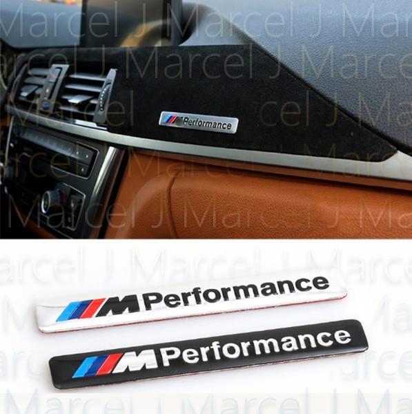 BMW Sport M performance Aluminium Sticker voor Dashboard, Auto diversen, Autostickers, Ophalen of Verzenden