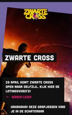 1 Zwarte Cross Campingkaart, Tickets en Kaartjes, Eén persoon