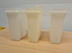 Bekers 3x , soort ovaal.                      Tupperware., Huis en Inrichting, Keuken | Tupperware, Ophalen of Verzenden, Gebruikt