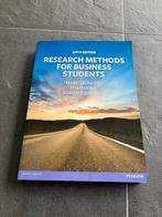 Research Methods for Business Students - 6th Edition, Pearson, Zo goed als nieuw, Beta, HBO