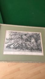 Tekening/print, Ophalen of Verzenden