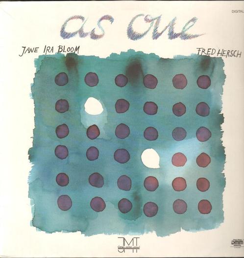 JANE IRA BLOOM FRED HERSCH As One LP DMM 1985 *DC, Cd's en Dvd's, Vinyl | Jazz en Blues, Zo goed als nieuw, Jazz, 1980 tot heden