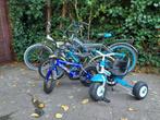 Set gebruikte kinderfietsen, Fietsen en Brommers, Ophalen, Gebruikt, Minder dan 16 inch, Zijwieltjes