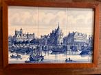 Delfts blauw tegeltableau Scheijerstoren  Amsterdam, Ophalen