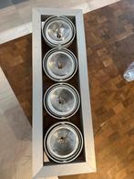 Delta Light NV Belgium Spot - 4 Spots, Huis en Inrichting, Lampen | Spots, Ophalen, Halogeen, Gebruikt, Metaal of Aluminium