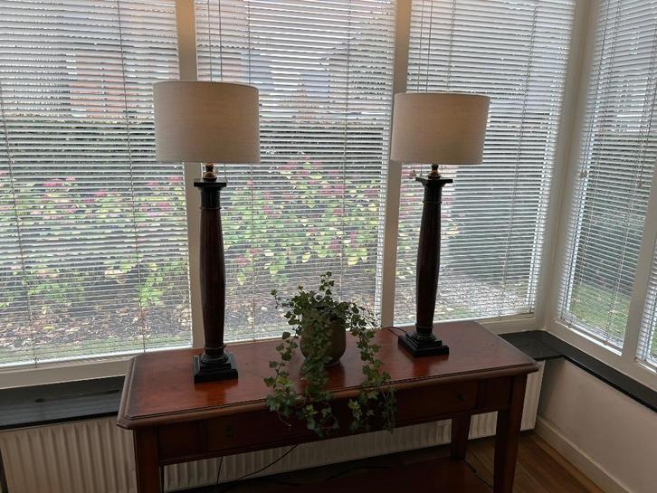 2x grote tafelamp, Huis en Inrichting, Lampen | Tafellampen, 50 tot 75 cm, Overige materialen, Ophalen of Verzenden