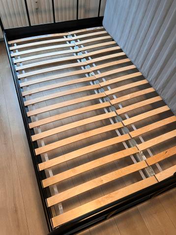 IKEA Sagstua 140x200 bed met Luroy lattenbodem incl matras - afbeelding 3