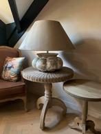 Landelijke set 2 sidetables,kruiklamp PTMD., Ophalen, Minder dan 55 cm, Landelijk klassiek, Rond