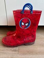 Regenlaarsjes Spiderman - maat 32 - ZGAN! met lampjes!, Ophalen of Verzenden, Zo goed als nieuw, Jongen, Laarzen