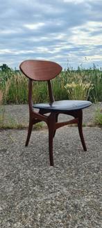 Mid-Century eetkamerstoel,  van Teeffelen '60, Ophalen, Gebruikt, Bruin, Mid-Century