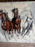Mooi schilderij met paarden., Antiek en Kunst, Ophalen