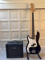 Left handed bass guitar + amp, Ophalen, Zo goed als nieuw, Overige typen