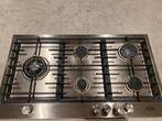 Boretti Gasfornuis - 5 pits - RVS, Gebruikt, Ophalen of Verzenden, Inbouw, Gas