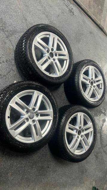 ✅Originele Audi A4 17 inch velgen winterbanden 5x112 s-lin❄️ beschikbaar voor biedingen