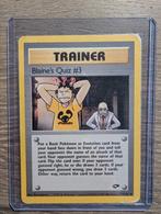 Blaine's Quiz #3 uit Gym Challenge 112/132, Ophalen of Verzenden, Zo goed als nieuw, Losse kaart