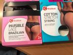 Kruidvat Lace Brazilian en stretch String, Kruidvat, Ophalen of Verzenden, Zwart, String