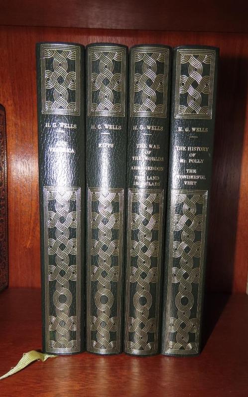 Serie boeken, H.G. Wells, 4x, Antiek en Kunst, Antiek | Boeken en Bijbels, Ophalen of Verzenden