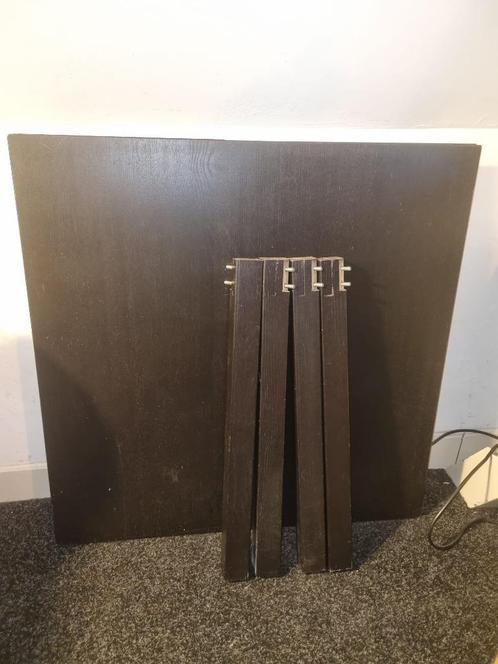 Zwarte tafel Ikea, gratis op te halen, Huis en Inrichting, Tafels | Eettafels, Gebruikt, 50 tot 100 cm, 50 tot 100 cm, Vijf personen of meer