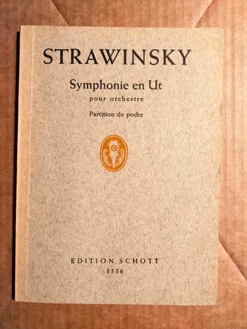 Strawinsky - Symphonie en ut (pocketeditie studiepartituur)  beschikbaar voor biedingen