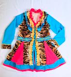 Handgemaakte dames carnavalsjas maat 42 met hoofdband, Maat 52/54 (L), Carnaval, Nieuw, Ophalen of Verzenden