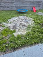 Gratis ophoog zand, wit zand, straatzand paar kruiwagens, Tuin en Terras, Zand, Ophalen of Verzenden, Ophoogzand