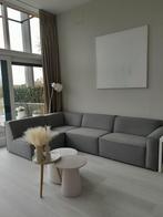 Grote strakke, lichtgrijze modulaire bank Merlijn van Woood, Huis en Inrichting, Banken | Complete zithoeken, Ophalen