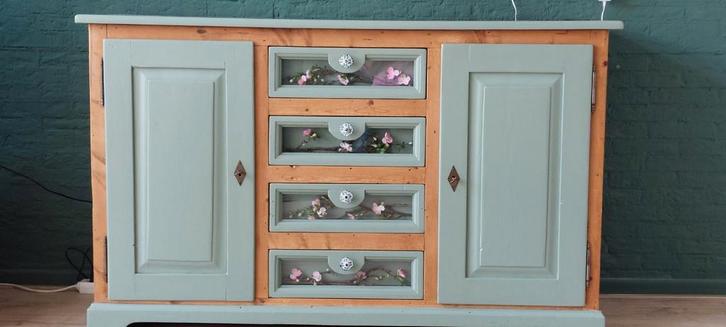 Antieke grenen dressoir, Huis en Inrichting, Kasten | Dressoirs, Ophalen