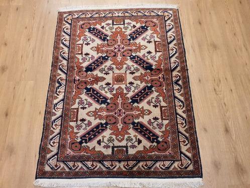 Vintage handgeknoopt oosters tapijt kazak 136x94, Huis en Inrichting, Stoffering | Tapijten en Kleden, Gebruikt, 50 tot 100 cm