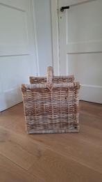 Rotan houtmand, Ophalen, Mand, Zo goed als nieuw, Riet