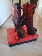 Pleaser Rode Glitter Pumps paaldansen - Maat 38, Kleding | Dames, Schoenen, Pleaser, Ophalen of Verzenden, Zo goed als nieuw, Rood