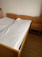 Senioren bed 2x80cm. Verrijdbaar, Huis en Inrichting, Slaapkamer | Complete slaapkamers, Ophalen, Gebruikt, Tweepersoons, Grenen