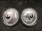 2025 Niue - Star Wars Trilogy - 1e & 2e uitgifte - silver, Ophalen of Verzenden, Zilver