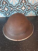Ww2 wo2 Engelse Britse helm schuurvondst, Verzamelen, Ophalen of Verzenden, Landmacht, Engeland, Helm of Baret