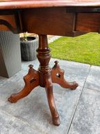 Antieke houten tafel met lade, Ophalen of Verzenden