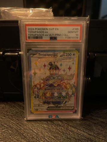 Terapagos ex #165 PSA 10 - Zeldzaam! beschikbaar voor biedingen
