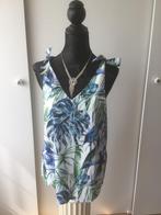 Blauwe top Mention M, Kleding | Dames, Maat 38/40 (M), Blauw, Zo goed als nieuw, Zonder mouw